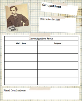 grade of 7 worksheets english for Chasing Killer Guide Novel Plans TpT Lesson &  Lincoln's