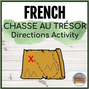 Preview of Chasse au trésor - Directions Activity