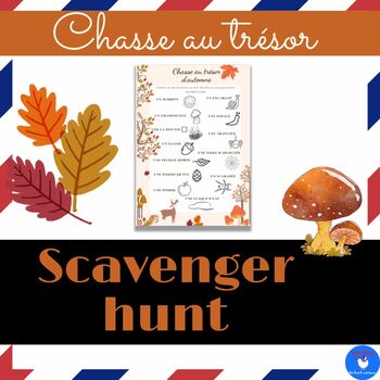 Preview of Chasse au trésor d'automne/ scavenger hunt