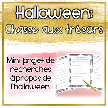 Preview of Chasse aux trésors d'Halloween