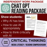Chat GPT Reading Package: Critical Thinking | Bias | Media