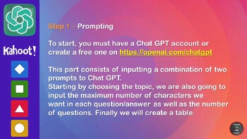 Preview of Chat GPT meets Kahoot - Create a Kahoot in 3 minutes using Chat GPT