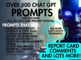 500 Teacher GPT Prompts for Report Card Writing and More, 
