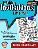 Chat Mat - Making Invitations (Spanish)