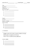 ChatGPT Lesson Plan Template Fillable Doc