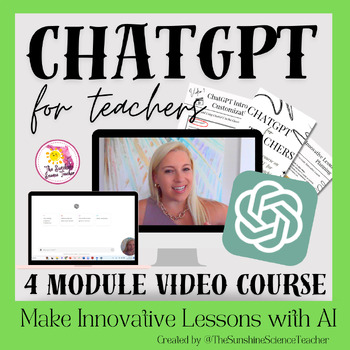 Preview of ChatGPT for Teachers Video Course | Learn AI