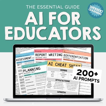 Preview of AI for Educators - Artificial Intelligence +ChatGPT - Essential Teacher Guide!