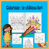 Chateaux Coloring pages. Great Gifts for Kids,