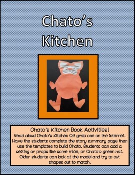 Preview of Chato's Kitchen Book Activities!