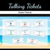 Chatty Students? Try Talk Tickets - Beach Theme