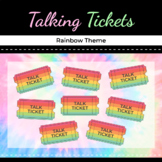 Chatty Students? Try Talk Tickets - Rainbow Theme