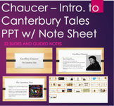 Chaucer Background and Intro. to The Canterbury Tales PPT 