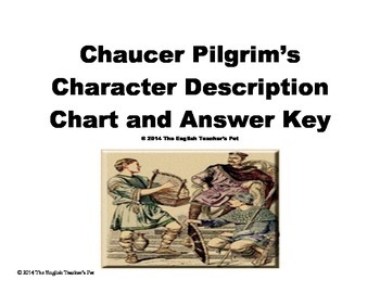 The Canterbury Tales Pilgrim Chart Key