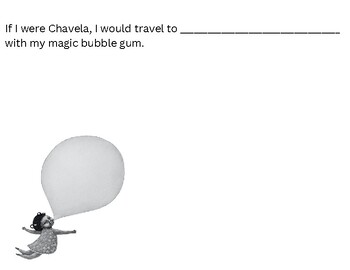 Preview of Chavela Blows a Bubble Book Activity Sheets