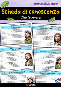Preview of Che Guevara - Scheda di conoscenza - Personaggi famosi (Italiano)