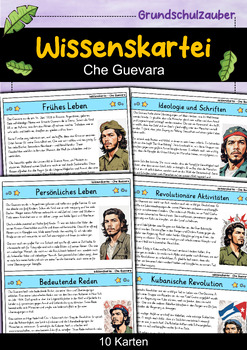 Preview of Che Guevara - Wissenskartei - Berühmte Persönlichkeiten (German)