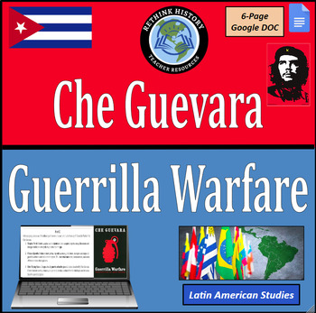 Preview of Che Guevara's Guerrilla Warfare | Historical Reading and Project | Latin America