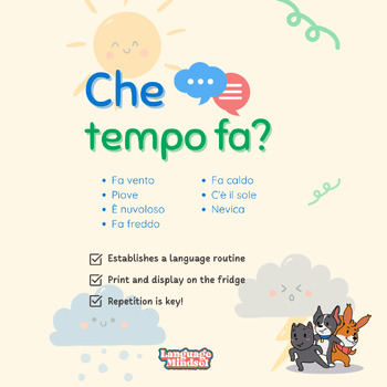 Preview of Che tempo fa? Italian Weather Tracker Chart
