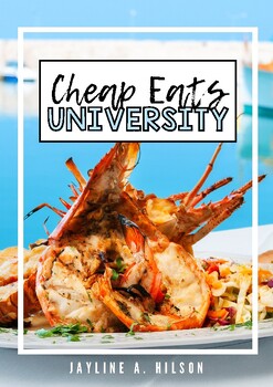 Preview of Cheap Eats University E-Book *Higher Education Cook Book*