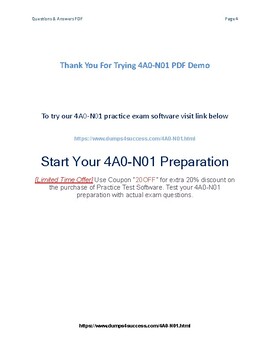 4A0-AI1 PDF Testsoftware