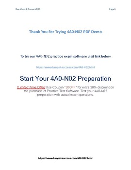 Cheat Sheet Nokia 4A0-N02 Exam Questions – Success Secret by Smith morkel