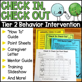 Preview of Check In Check Out Behavior Intervention Guide Documents 