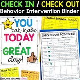 Check In/ Check Out Binder: Positive Behavior Management System