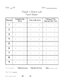 Check In Check Out Point Tracker | Behavior Management | F