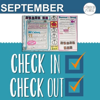 Preview of Check In Check Out September