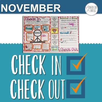 Preview of Check In Check Out November