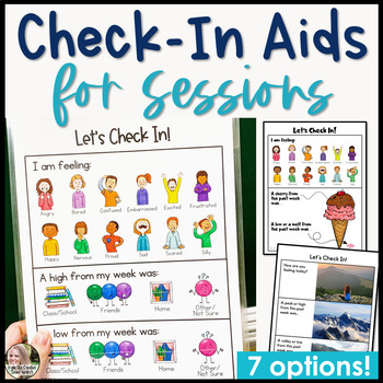 Preview of Check-In Posters and Aids for Individual or Group Counseling Routines
