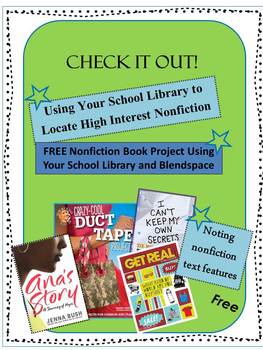 Preview of Check It Out!  Using Your School Library to Promote Nonfiction Texts