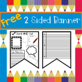 Check Me Out Banner- Great for beginning or end of the sch