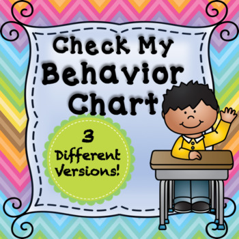 Preview of Check-My-Behavior Chart