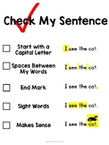Check My Sentence - Sentence Editing Checklist