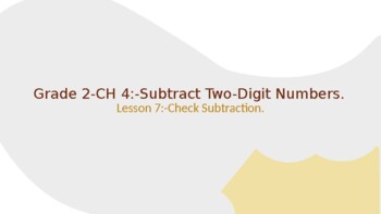 Preview of Check Subtraction (PowerPoint)