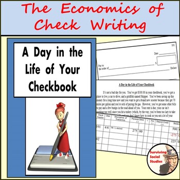 Preview of The Economics of Check Writing - Paper Version with PowerPoint