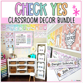 Check Yes Pastel Classroom Decor GROWING Bundle