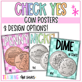 Check Yes Pastel Coin/Money Posters