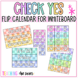 Check Yes Pastel Flip Calendar