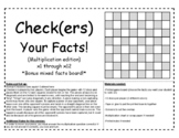 Check(ers) Your Facts! *Fact Fluency Game*