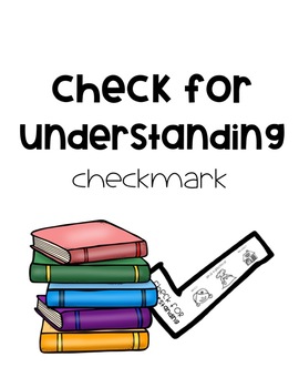 check for understanding check mark