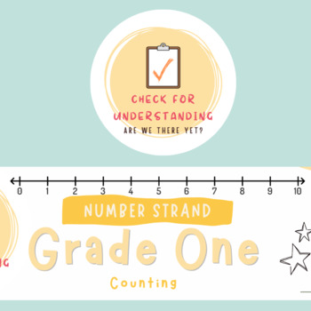 Preview of Check for Understanding: Read and Represent Numbers (Grade One, Ontario 2020) 