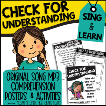Preview of Check for Understanding Song & Activities FREEBIE