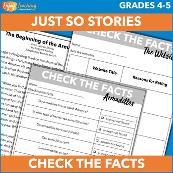 Preview of Just So Stories - Check the Facts with Information from Multiple Sources