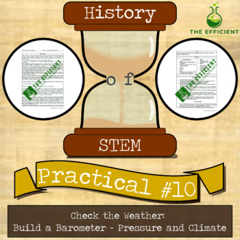 Preview of Barometer - History of STEM practicals - Pressure + Climate - Distance Learning