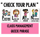 Check your PLAN- Classroom Management Freebie