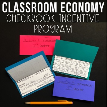 Preview of Classroom Economy | Checkbook Bank Account Program | Financial Literacy Lessons