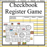 Checkbook Register Money Math Game