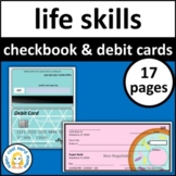 Checkbook and Debit Cards Printable